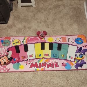 Disney Minnie Mouse Musical Piano Mat - Pink and Multicolor